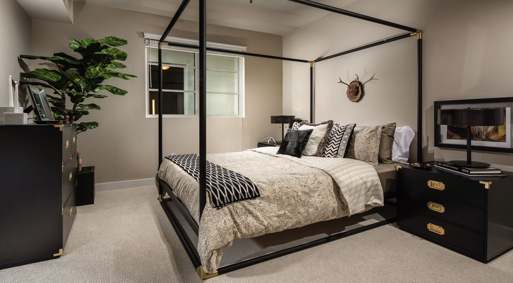 The Luxe apartments bedroom