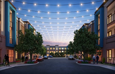 Artist's rendering of The Holston Apartments