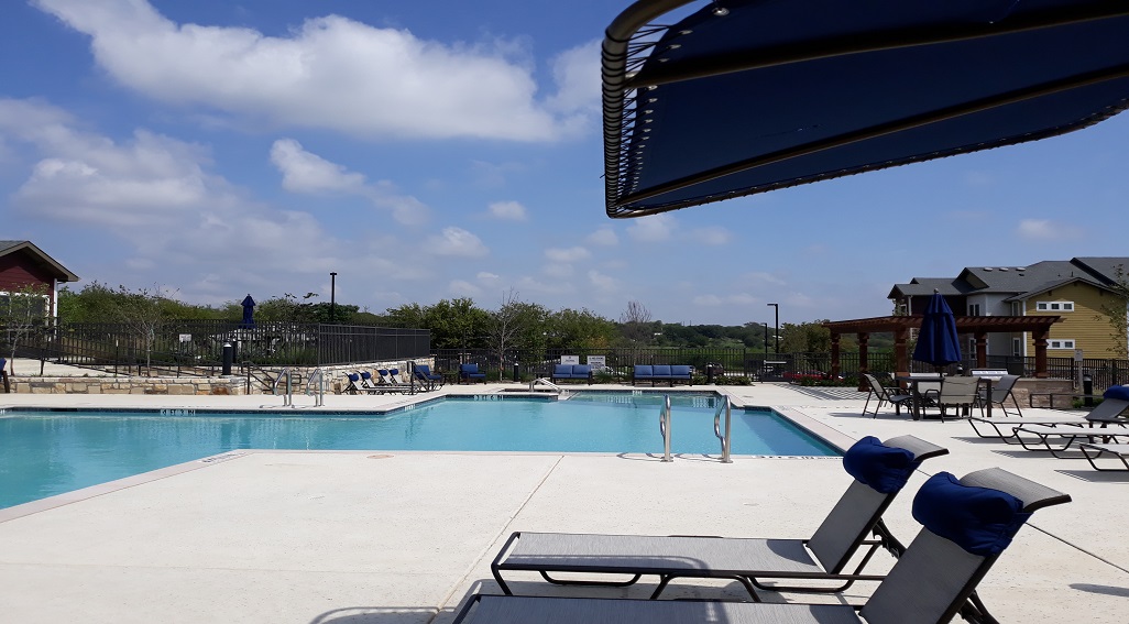 McKinney apartments pool view