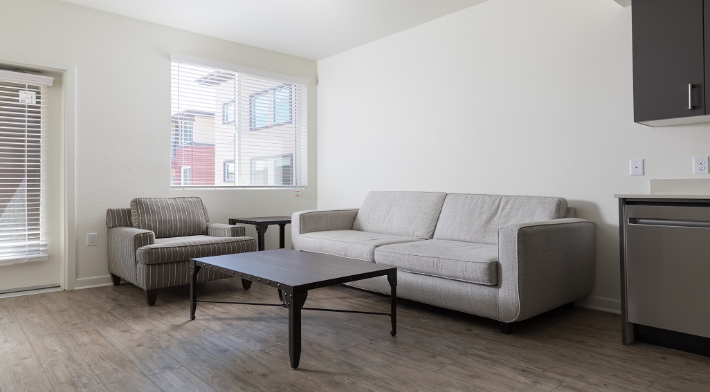 Antioch Apartments living room
